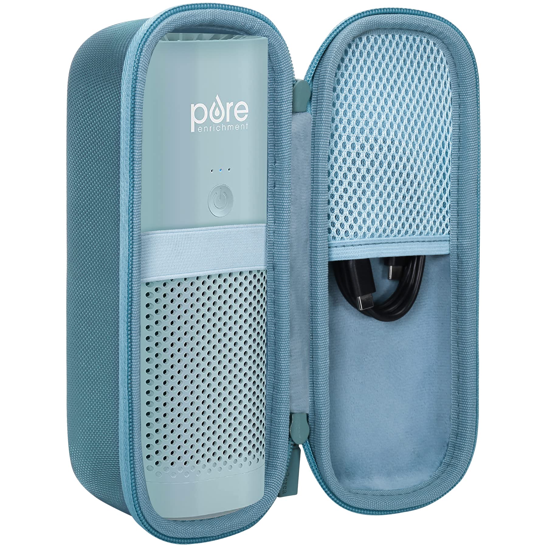 co2CREA Hard Case compatible with Pure Enrichment PureZone Mini Portable Air Purifier (Starlight Blue Case)