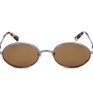 Moncler Sunglasses ML 0224 Tatou 14N Shiny Light Ruthenium, Olive Havana/Lense