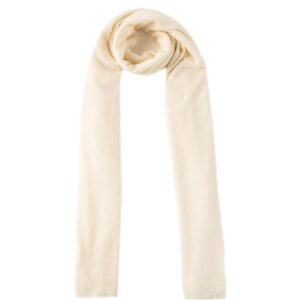 Villand Women's 100% Pure Cashmere Knitted Shawl Wrap - Extra Large Lightweight Pashmina Stole with Gift Box (White)