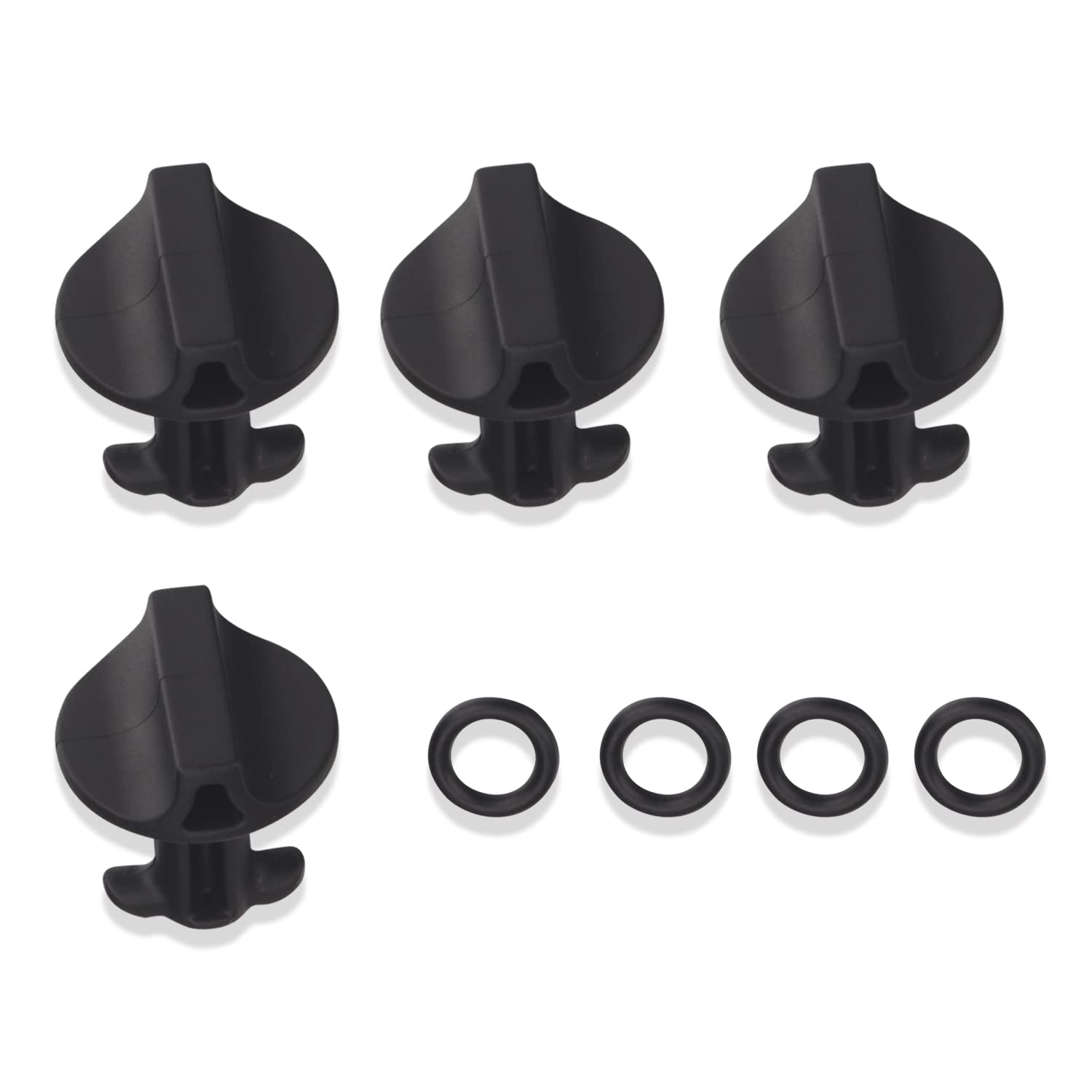 BERPSE 4 Pack 92210-1730 Air Cover Knob, Replaces 92210-7038 92055-7025, Compatible with K-awasaki Lawn Mowers, Fits FS651V FS691V FS730V FT691V FS541V FS600V