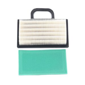 lefitpa replacement 100-176 air filter & pre filter for husqvarna 531307044 for john deere gy21056 lg273638s for briggs & stratton 5408 792101 273638s 273638 for intek v-twin engines