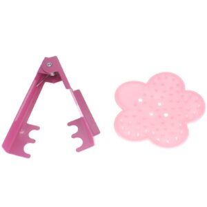 OZXNO 1 Set Rose Stem Leaf Thorn Stripper Stripping Tool Thorn Remove (Pink)