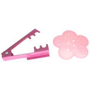 OZXNO 1 Set Rose Stem Leaf Thorn Stripper Stripping Tool Thorn Remove (Pink)