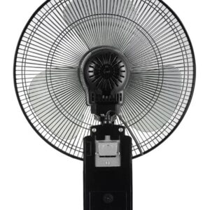 SPT SF-16W90 16″ Wall Mount Fan in Black with Remote Control, Oscillation and Timer (Corded Electric)