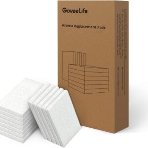 GoveeLife Aroma Pads Suitable for Smart Humidifiers H7141 H7142 H7143, Tower Fans H7100, Air Purifier H7126, Original Replacement, 12 Pack