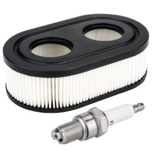 air filter spark plug for troy-bilt tb110 tb115 tb200 tb230 tb330 tb370 walk behind lawn mower