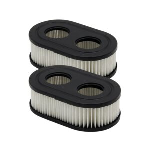 593260 lawn mower air filter fit for 593260 798452 334404 series engine 550e 500ex 550ex 625 575ex 4247 5432 5432k 09p00 09p702 lawn mower air filter mower series engine accessories - 2 pack