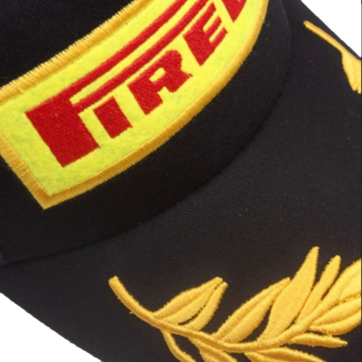 Pirelli Unisex Adult Podium 1st Place Champion Cap Black Adjustable Strapback Hat