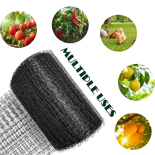 Fafaland Bird Netting 7X100 Feet for Garden Protection, Temporary Reusable Fence Barrier Anti Birds, Flexible Plastic Trellis Netting for Vegetables Fruit Flowers Crops Fence Cover. (7'x100')