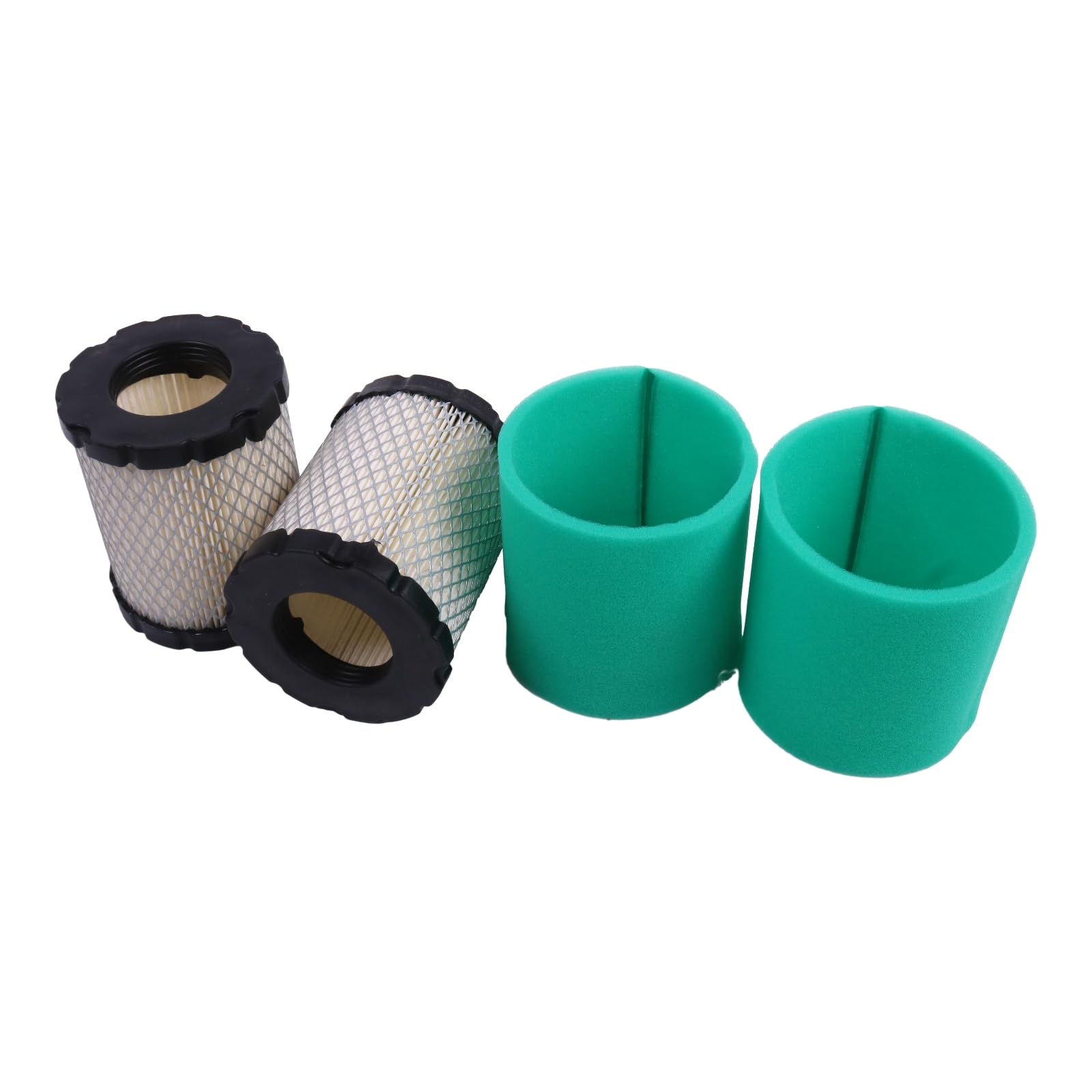 IEQFUE 2PCS Air Cleaner Cartridge Filter 798897 794935 with 593217 Pre Filter Set Compatible with Briggs Stratton 653412 592496 49L000 49M000