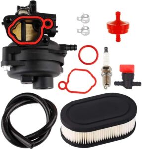 qdyzpp for carburetor + air filter for craftsman m110 m230 m400 lawn mower