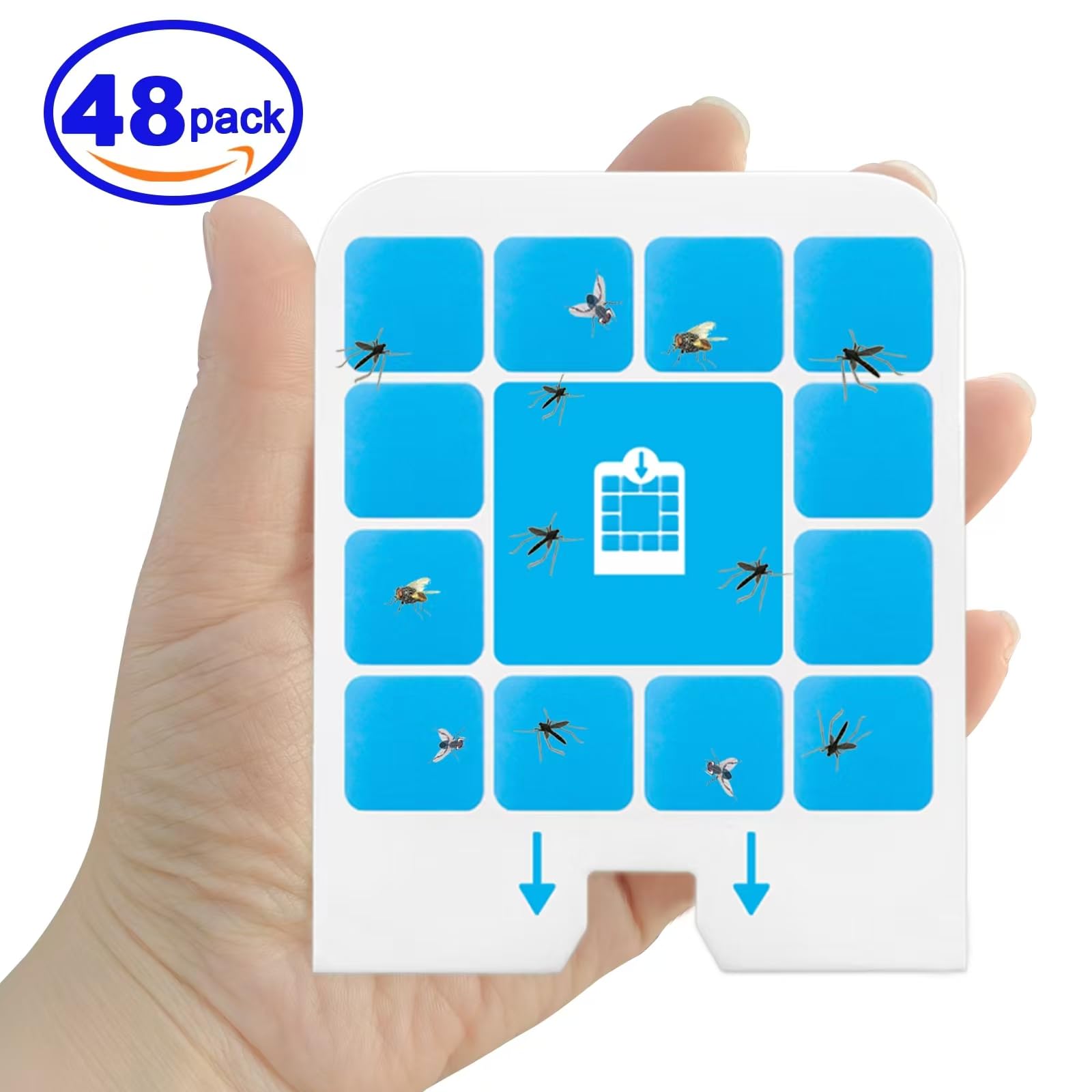 48 Pack Refill Card Compatible with Saferer Home SH502, DT3005W Dot Glue Board,Sticky Cards Indoor use