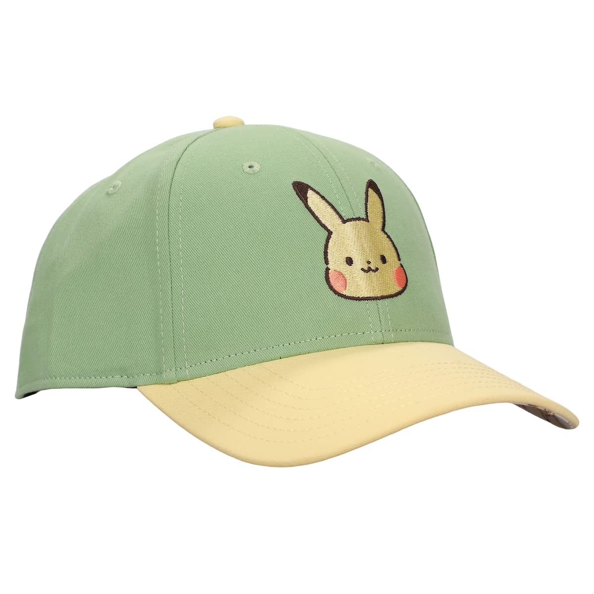 Pokemon Chibi Pikachu Women's Green Baseball Cap