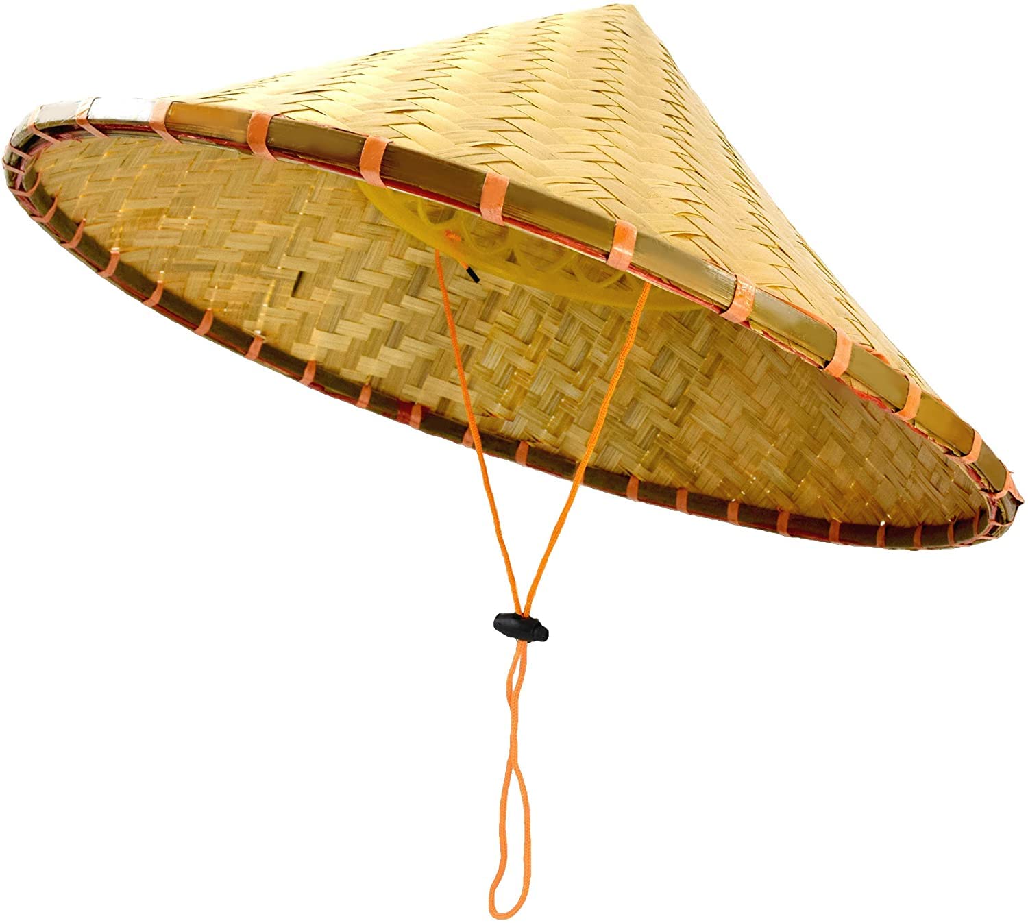 Chinese Bamboo Coolie Hat for Men Women Natural