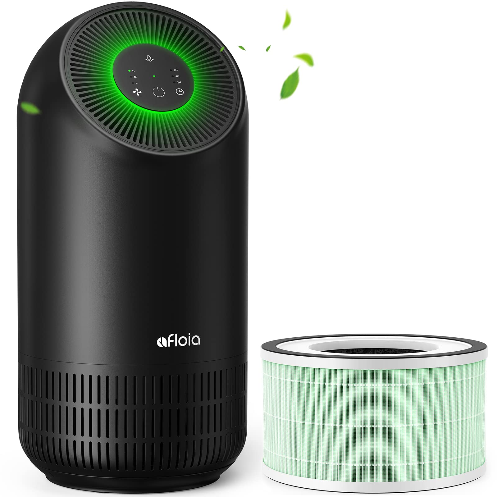 Afloia Air Purifiers for Home Large Room Fiilo Black, Afloia Antibacterial Replacement Filter