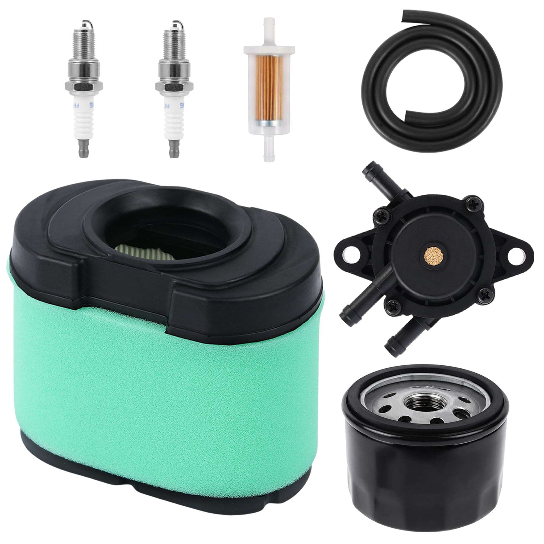 Besnor 276890 792105 Lawn Mower Air Filter Tune Up Kit Oil Filter Fuel Pump for 407777 40G777 40H777 445667 445877 44H777 Engine