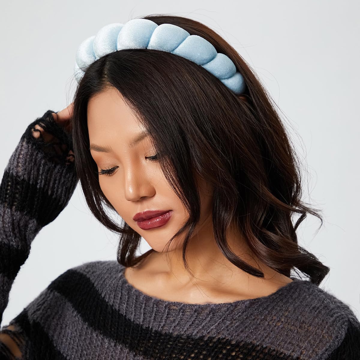 HitModa Spa Headbands - Terry Cloth Facial Headbands for Makeup Application, Skin Treatment, and Face Washing