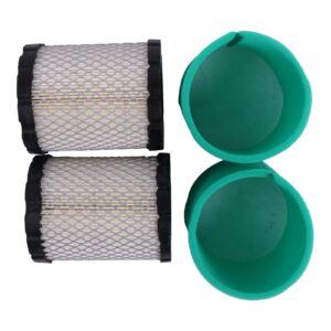 IEQFUE 2PCS Air Cleaner Cartridge Filter 798897 794935 with 593217 Pre Filter Set Compatible with Briggs Stratton 653412 592496 49L000 49M000