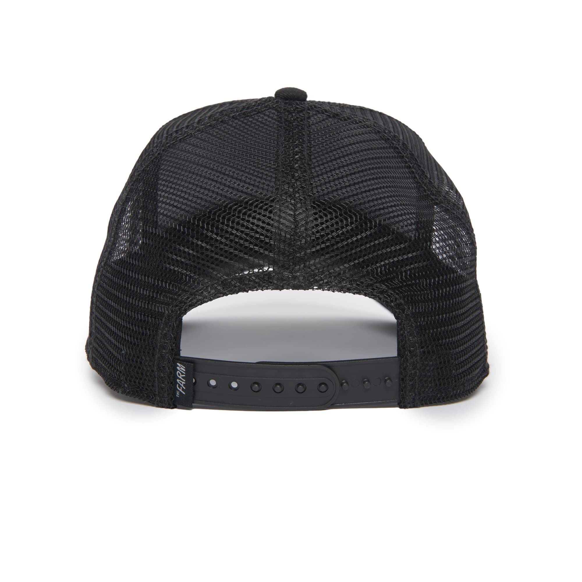 Goorin Bros. The Farm Leather Unisex Trucker Hat, Black (Cock Will Prevail), One Size