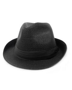 zylioo xxl oversize straw trilby hat,big and tall short brim panama hats,roll up summer fedora hat