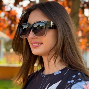 Myiaur Fit Over Sunglasses for Women, Trendy Designer Style Oversized Polarized Sunglasses for Driving with UV400 Protection