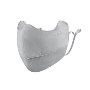 OHGOLF Sun Protection Face Cover UPF 50+ Anti-UV Women Mask Protection Breathable Face Covering SLN3M308D Light Grey