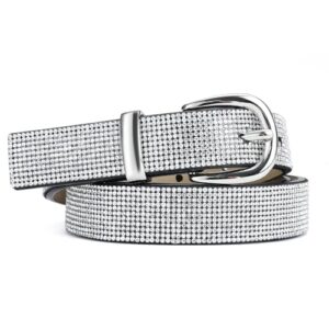 risantry rhinestone belt for women, sparkly diamond belts for womens dresses, ladies glitter belts for jeans