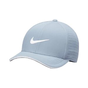 nike aerobill classic 99 perforated golf cap dh1341, ashen, m