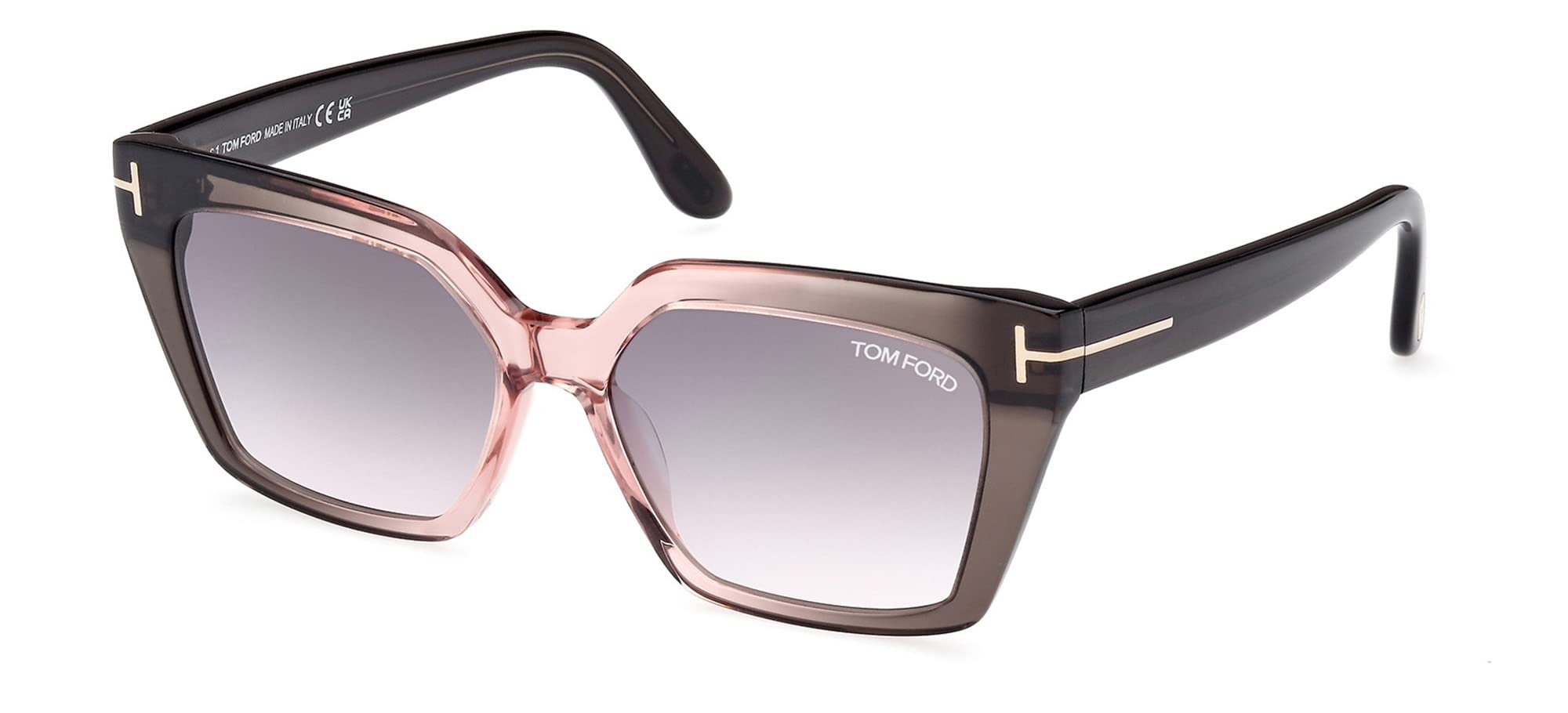 Tom Ford WINONA FT 1030 Beige Shaded/Grey Shaded 53/15/140 women Sunglasses