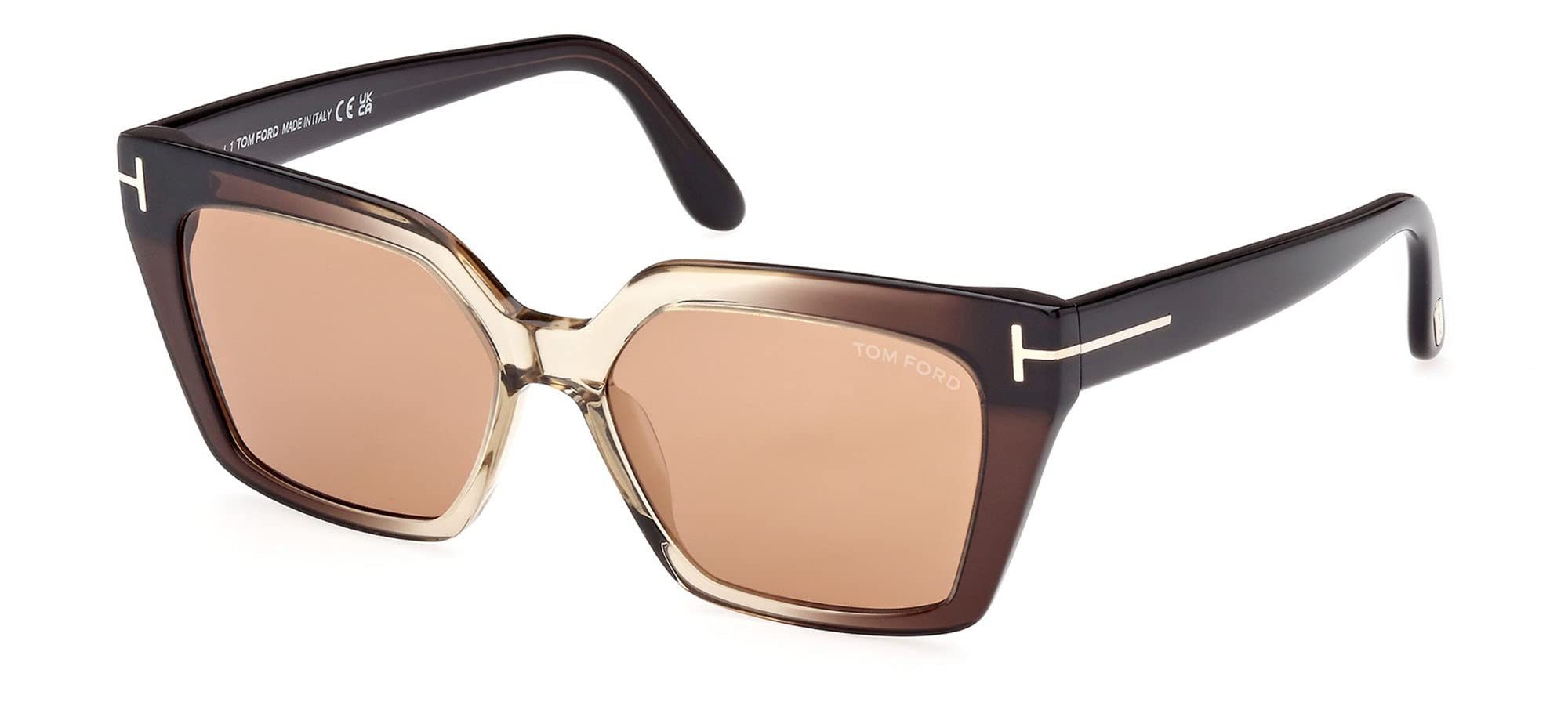 Tom Ford WINONA FT 1030 Brown Shaded/Roviex 53/15/140 women Sunglasses