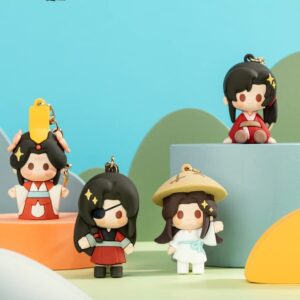 XFApreal Anime Heaven Official’s Blessing Xie Lian Hua Cheng Keychians Tian Guan Ci Fu Keyring Keychains (xielian and ghost king)