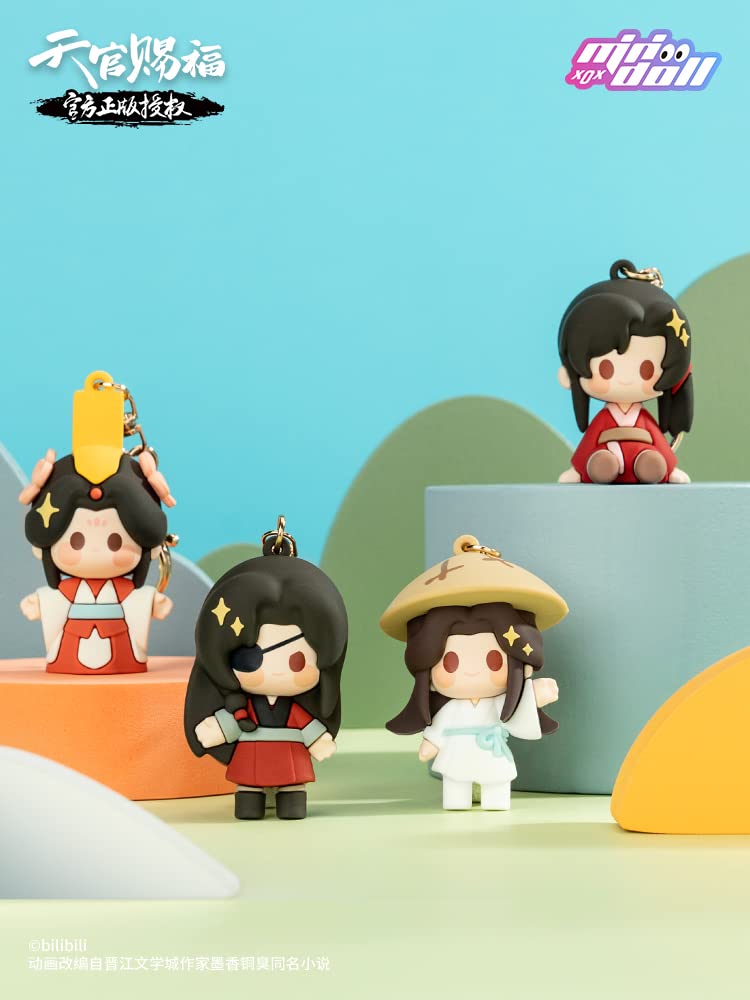 XFApreal Anime Heaven Official’s Blessing Xie Lian Hua Cheng Keychians Tian Guan Ci Fu Keyring Keychains (xielian and ghost king)