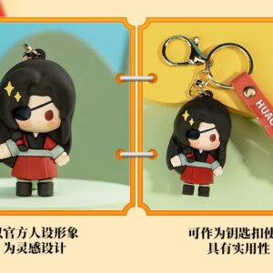 XFApreal Anime Heaven Official’s Blessing Xie Lian Hua Cheng Keychians Tian Guan Ci Fu Keyring Keychains (xielian and ghost king)