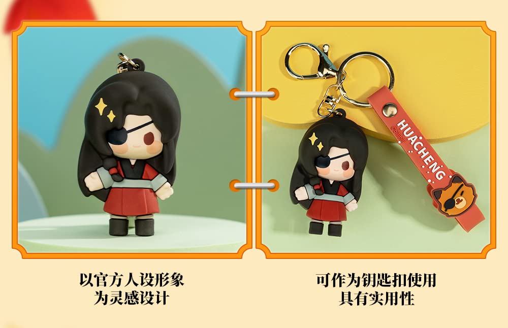 XFApreal Anime Heaven Official’s Blessing Xie Lian Hua Cheng Keychians Tian Guan Ci Fu Keyring Keychains (xielian and ghost king)