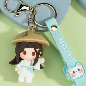 XFApreal Anime Heaven Official’s Blessing Xie Lian Hua Cheng Keychians Tian Guan Ci Fu Keyring Keychains (xielian and ghost king)