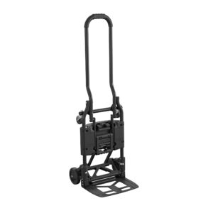 coscoproducts 12223blk1e shifter 2 in 1 folding hand truck/cart with large toe plate, black