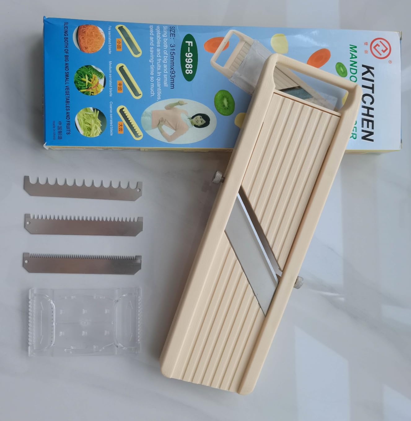 Handheld Mandoline Slicer for Kitchen, Mandoline Food Slicer for Kitchen, Japanese Style Mandoline Slicer, Mandolin,Vegetable Slicer, Carrot Slicer, Cucumber Slicer, Cabbage Slicer…