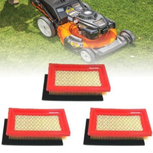 chikia 3 pack 951-10298 951-14632 air filter kit replacement for 149cc mtd cub cadet st100 sc100 kohler 14 083 01-s lawn mower courage xt6 xt7 engines