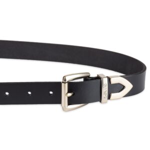 Levi's Women's Roller Buckle Casual Belt, Black Classic, Small