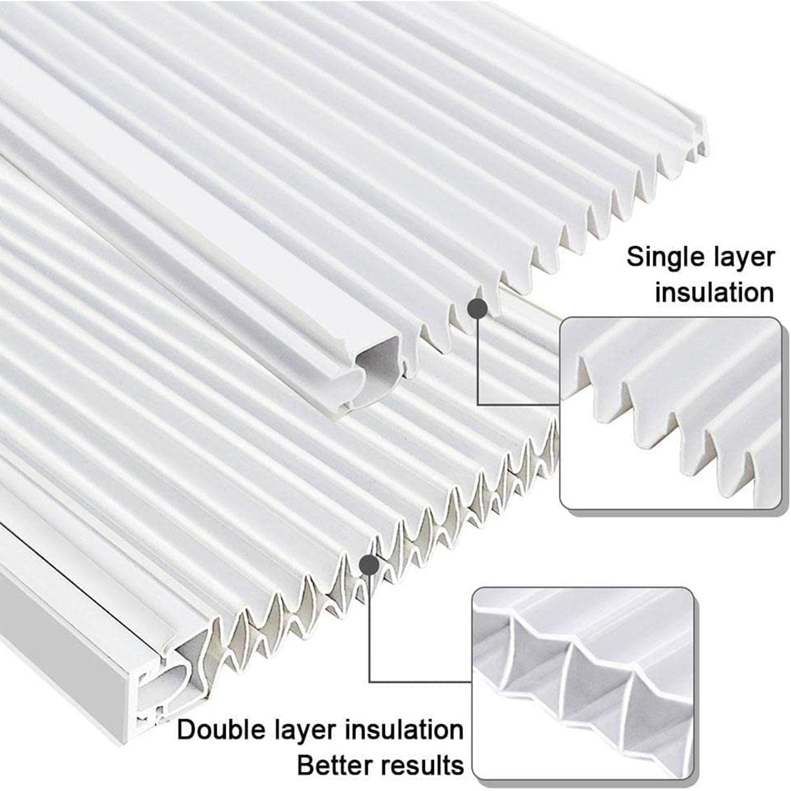 tangchen Window Air Conditioner Side Panels with Frame, Room AC Accordion Filler Curtain Kit Replacement, Adjustable Insulation AC Side Panel for Preventing Heat Noise