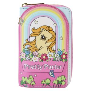 loungefly hasbro my little pony 40th anniversary pretty parlor zip around wallet