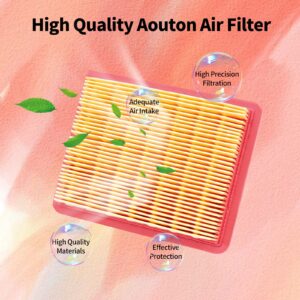 Aouton 951-15245 Air Filter for MTD 751-15245 Cub Cadet 490-200-M065 159cc 1X65 5X65 6X65 8X65 Engines 196cc 5X70 6X70 7X70 SC 700 E Self Propelled Troy-Bilt TB230 Engine Lawn Mower