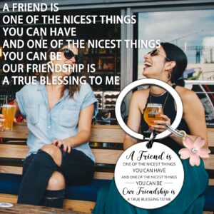 Friendship Gifts For Women Friends Female Bff Bestie Gifts Best Friend Keychain Gifts For True Friends Unique Friend Teen Girl Birthday Christmas Galentines Gifts Flower Key Chain Accessories Jewelry