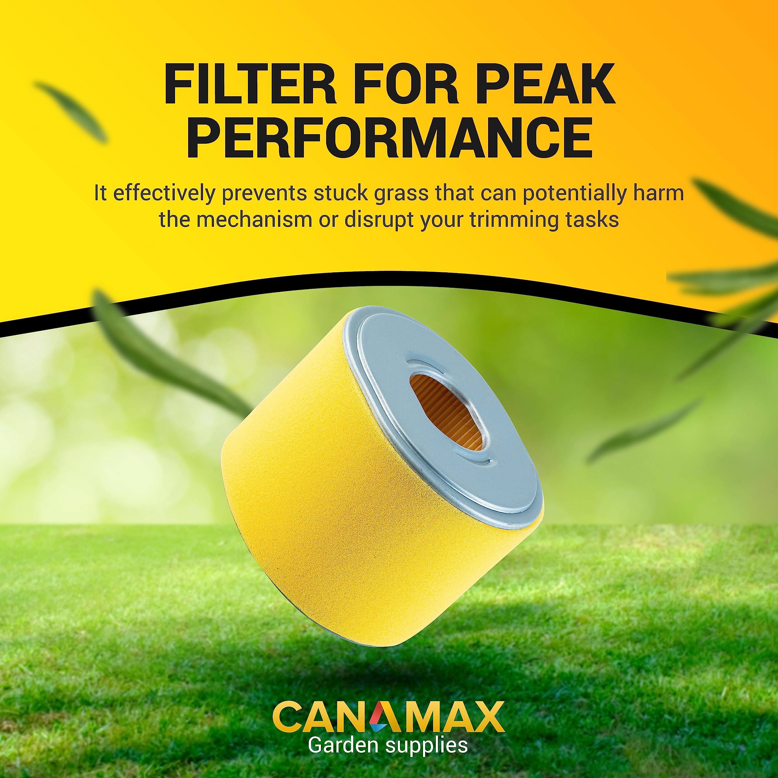 Canamax GX390 GX340 Air Filter Replacement Part - Pack of 4 - Compatible with Honda GX 340 GX 390 11HP 13HP Engine - Replaces 17210-ZE3-505 17210-ZE3-010 Air Filter