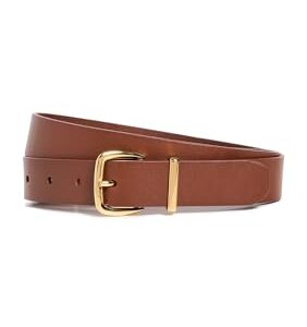 Madewell Women's The Essential Leather Belt, Warm Cinnamon, Brown, M