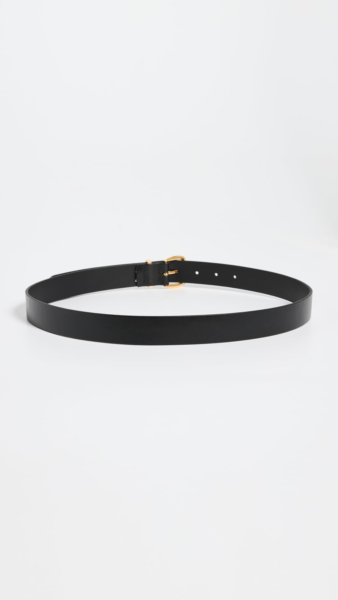 Madewell Women's The Essential Leather Belt, True Black, S