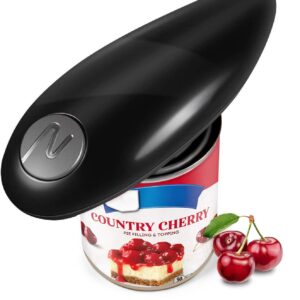 Electric Can Opener, Open Your Cans with A Simple Push of Button, Automatic Can Opener Smooth Edge, Electric Can Openers for Kitchen Arthritis and Seniors, Best Kitchen Gadget for Almost Size Can