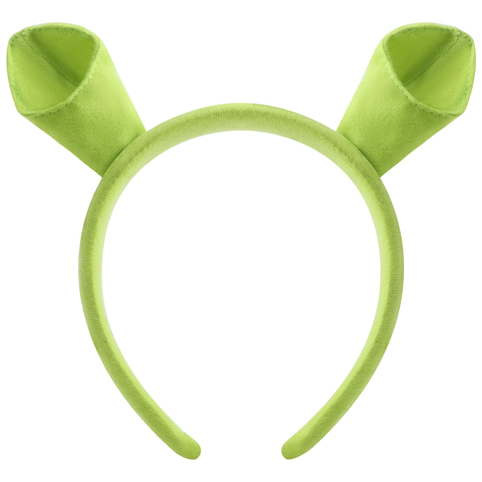 Pumnao Cute Headband,Headband with Ears,Alien Headband,Cute Decorative Hair Hoop,Dressing Up for Halloween, Parties, Birthdays, Cosplay, and Fun Hairstyles (Green Ear)