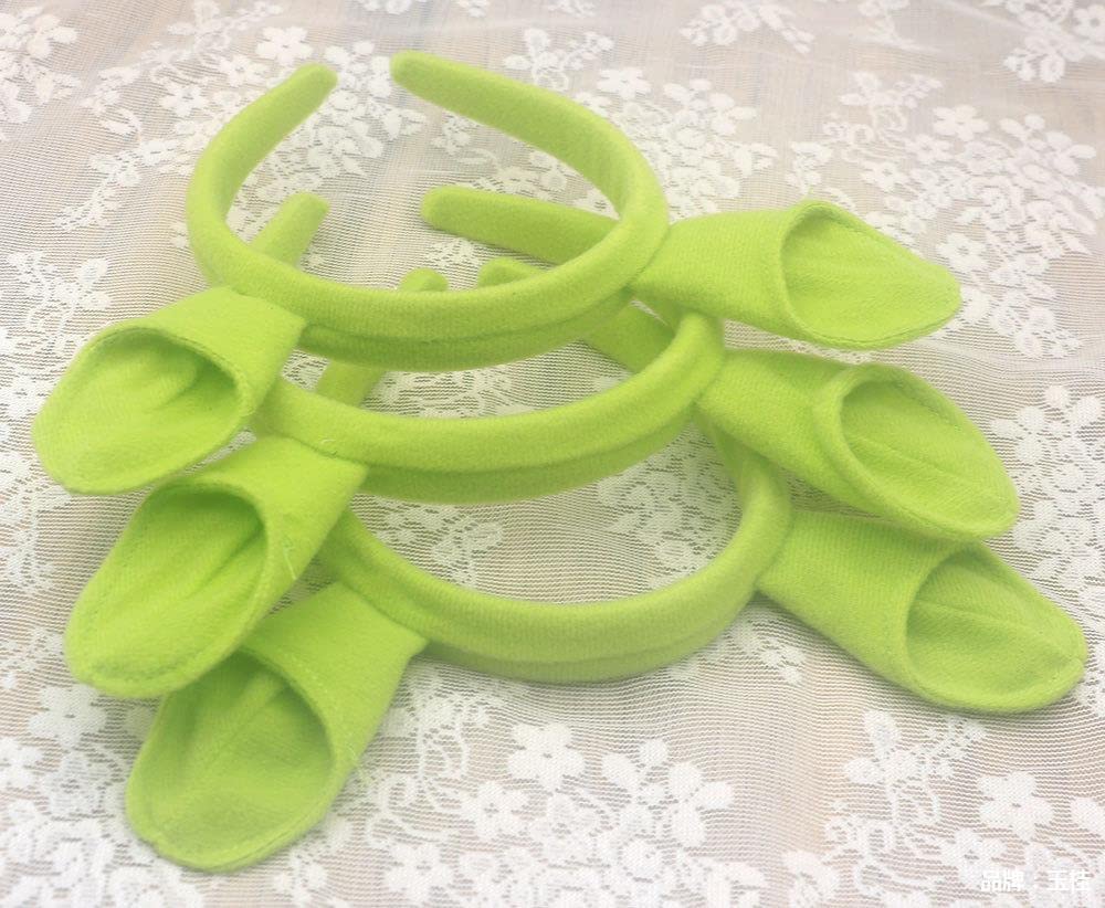 Pumnao Cute Headband,Headband with Ears,Alien Headband,Cute Decorative Hair Hoop,Dressing Up for Halloween, Parties, Birthdays, Cosplay, and Fun Hairstyles (Green Ear)