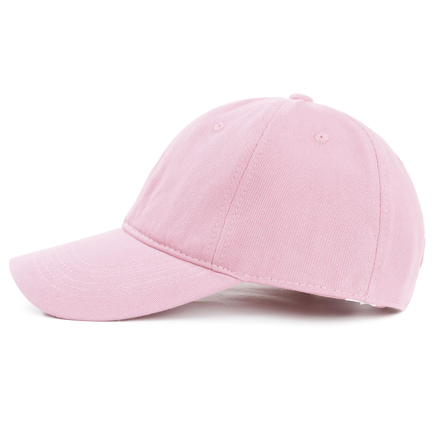 Zando Unisex Cute Baseball Cap Women Fashionable Ball Caps Women Embroidered Baseball Hat for Women Men Adjustable Dad Hat Golf Running Hats for Women Men Sun Preppy Hat Pink Hat